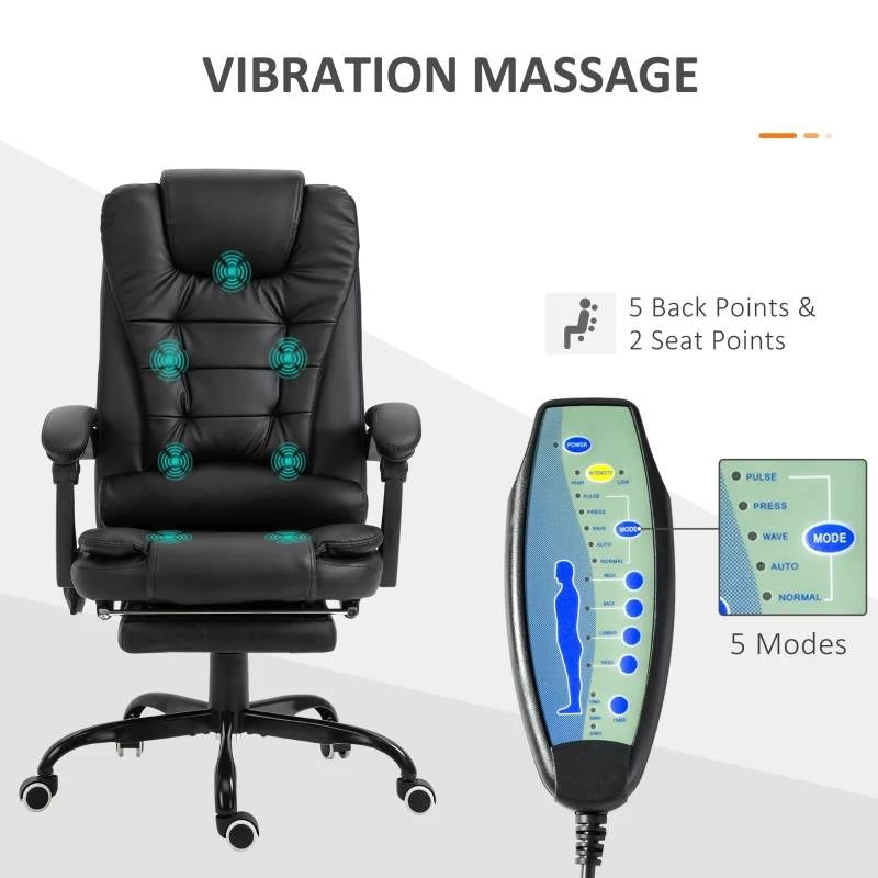 Executive Adjustable Office Massage Chair