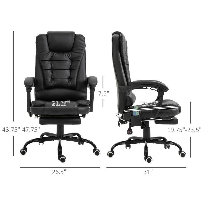 Executive Adjustable Office Massage Chair