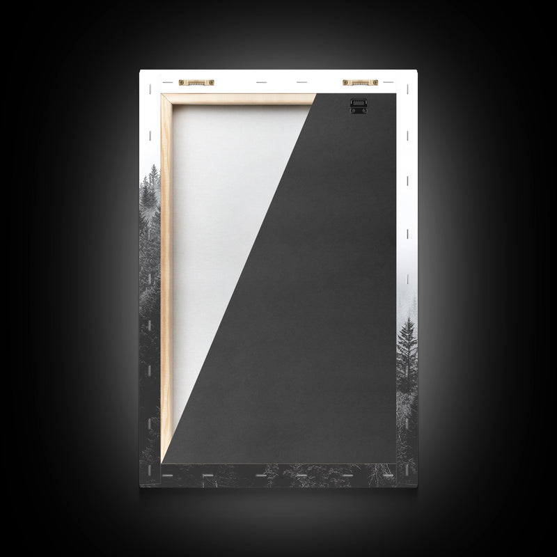 Foggy Morning - Misty Forest Canvas Print