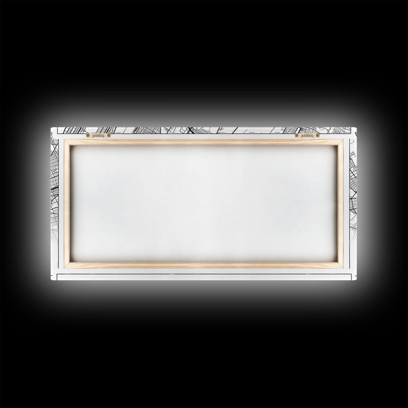 Jersey City Map Wall Art